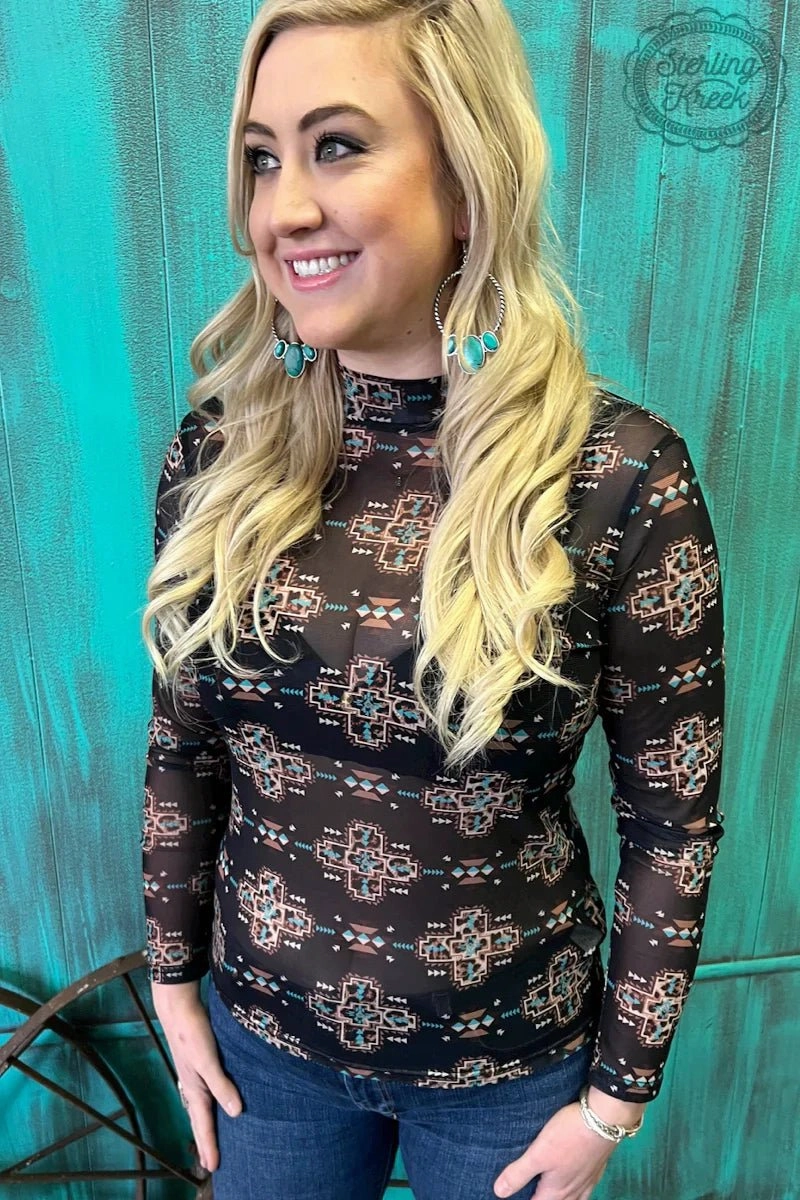 EasyCareFabric Casual Button-Down Plus Bus Route Top