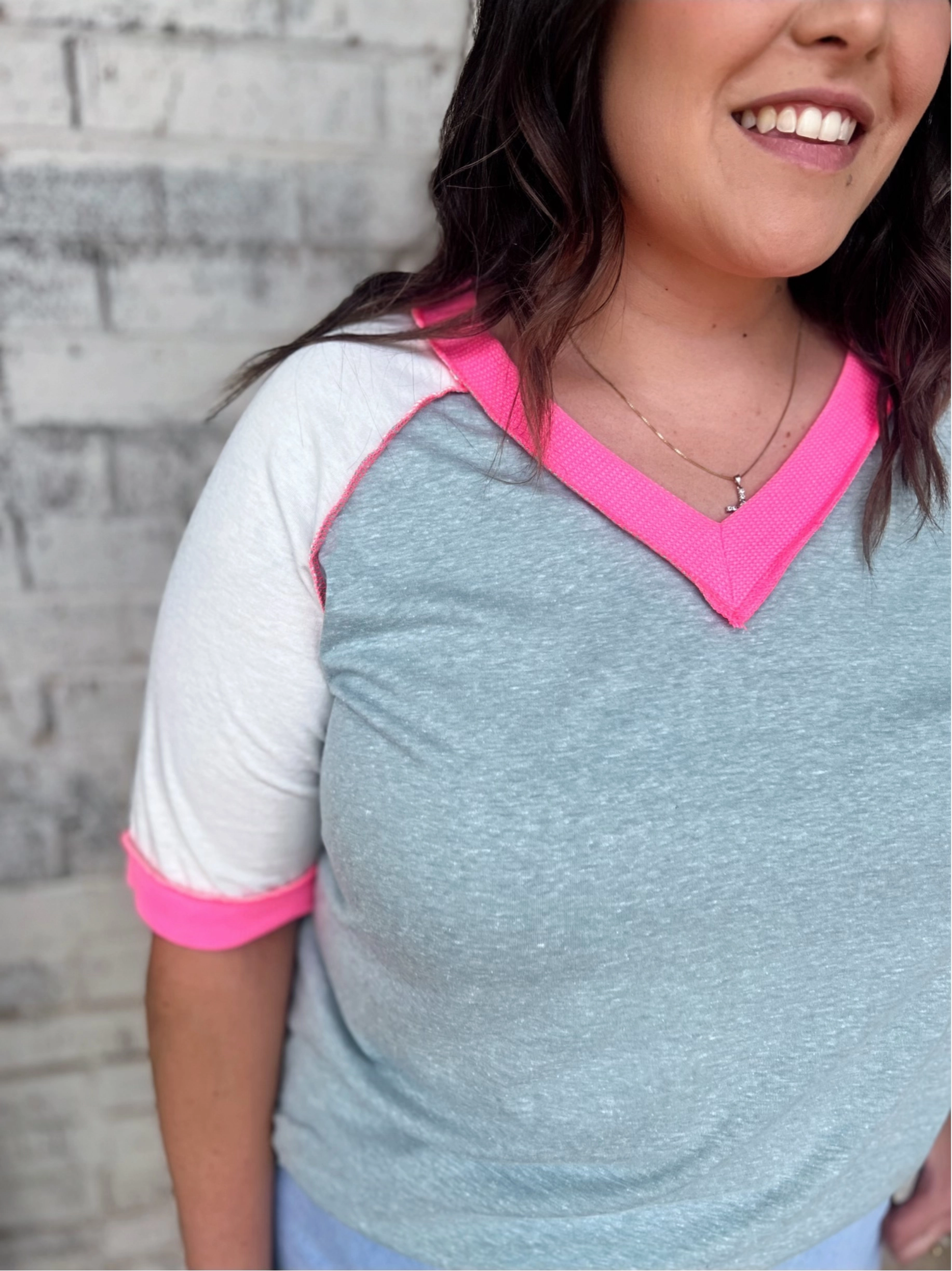 MultiPurposeUtility PLUS Day to Day Color Block Top- 2 colors*