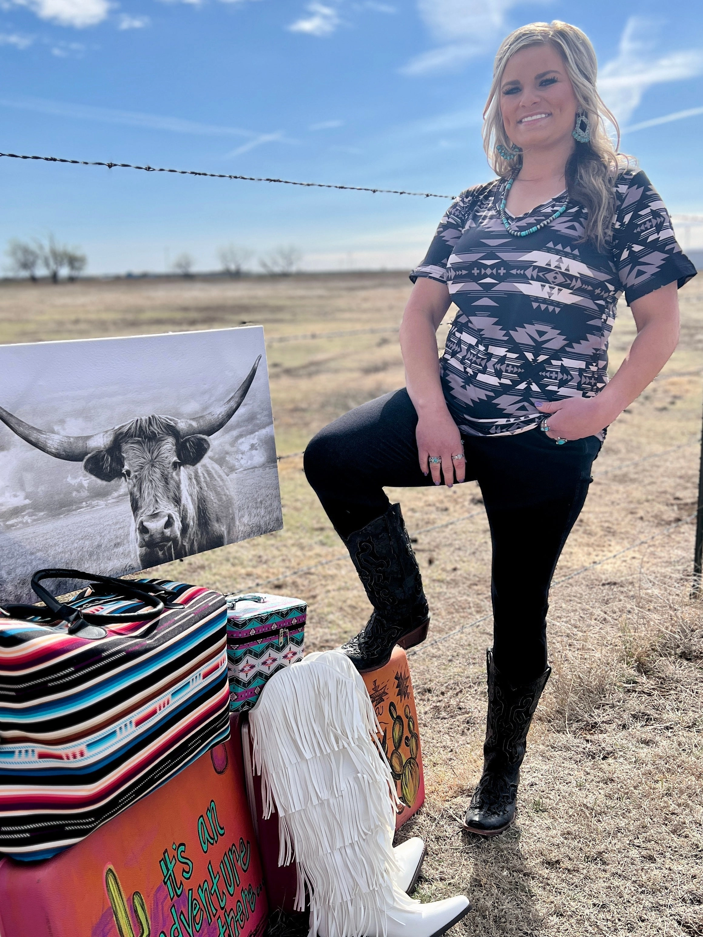 PLUS Down In Denver Top NoSlipGripperBand MoistureControl