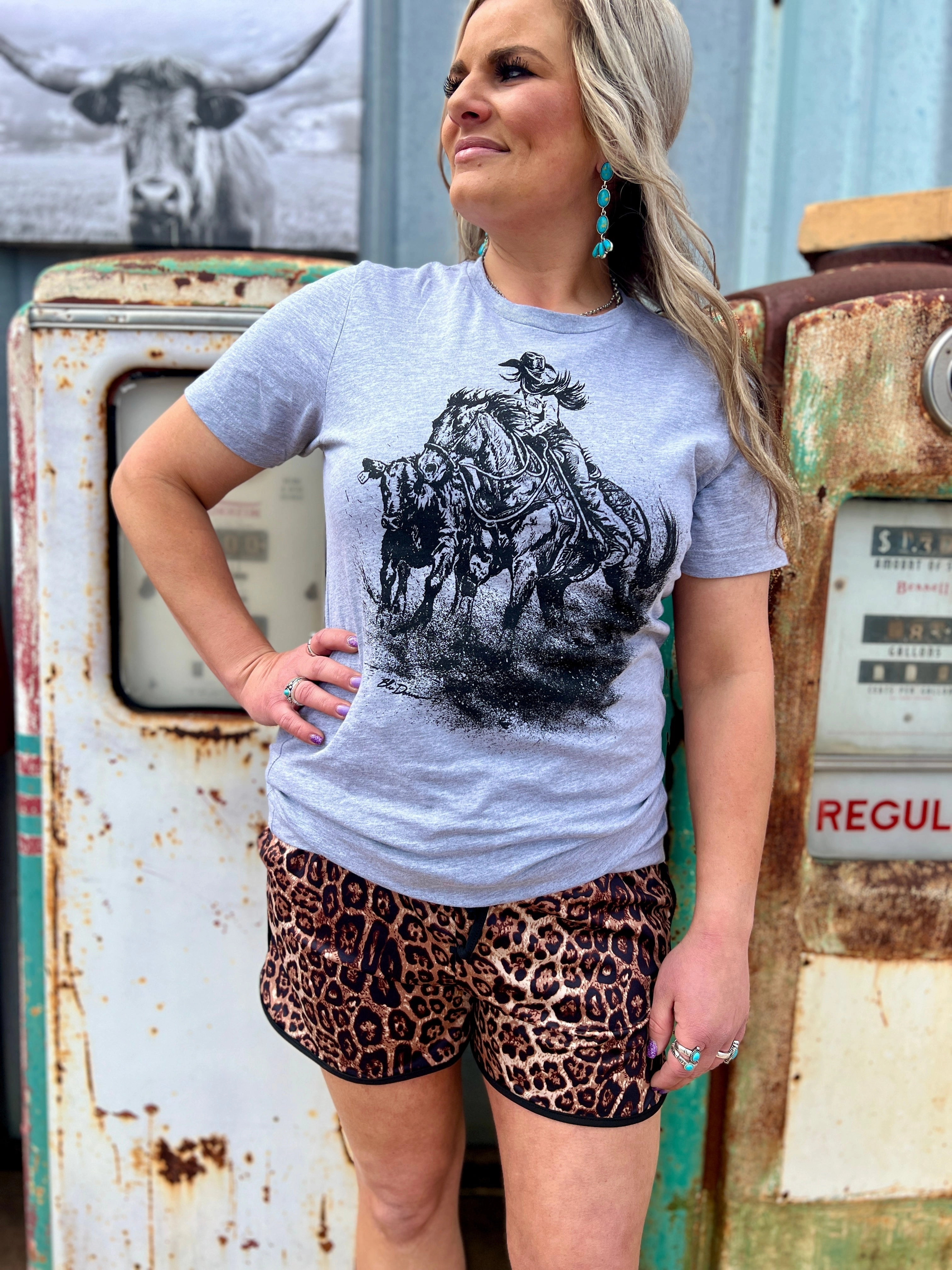 PLUS Down The Fence Gray Tee OrganicCotton