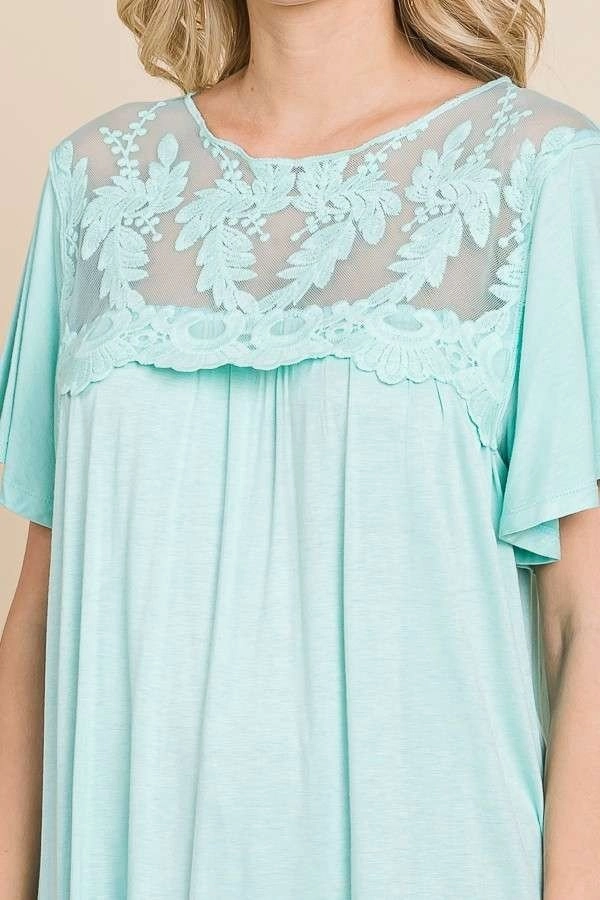 Plus Mint Fresh Lace Top* Relaxed Tee Classic Polo