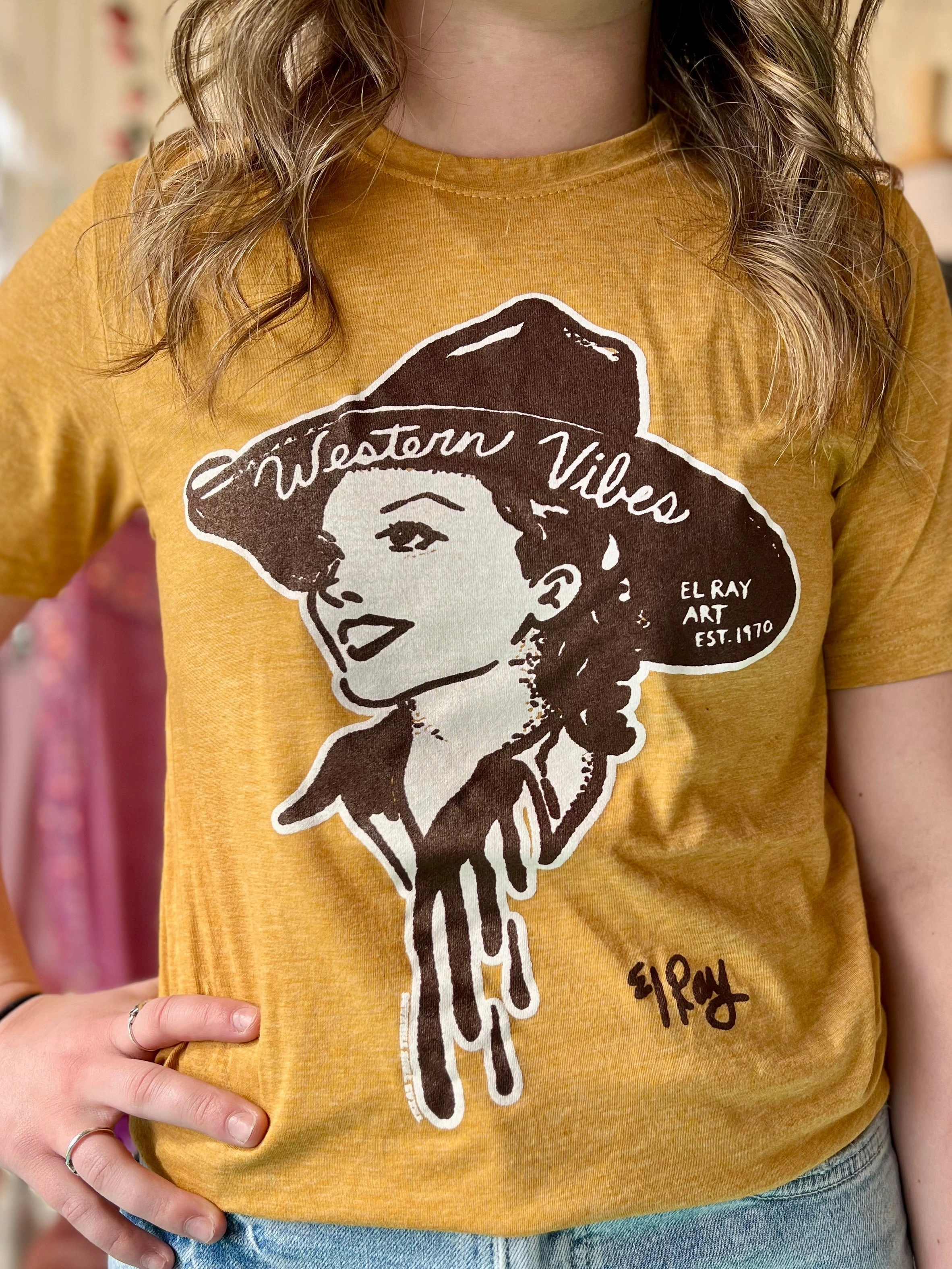 Thermal Regulation System PLUS Mustard Western Vibes Tee