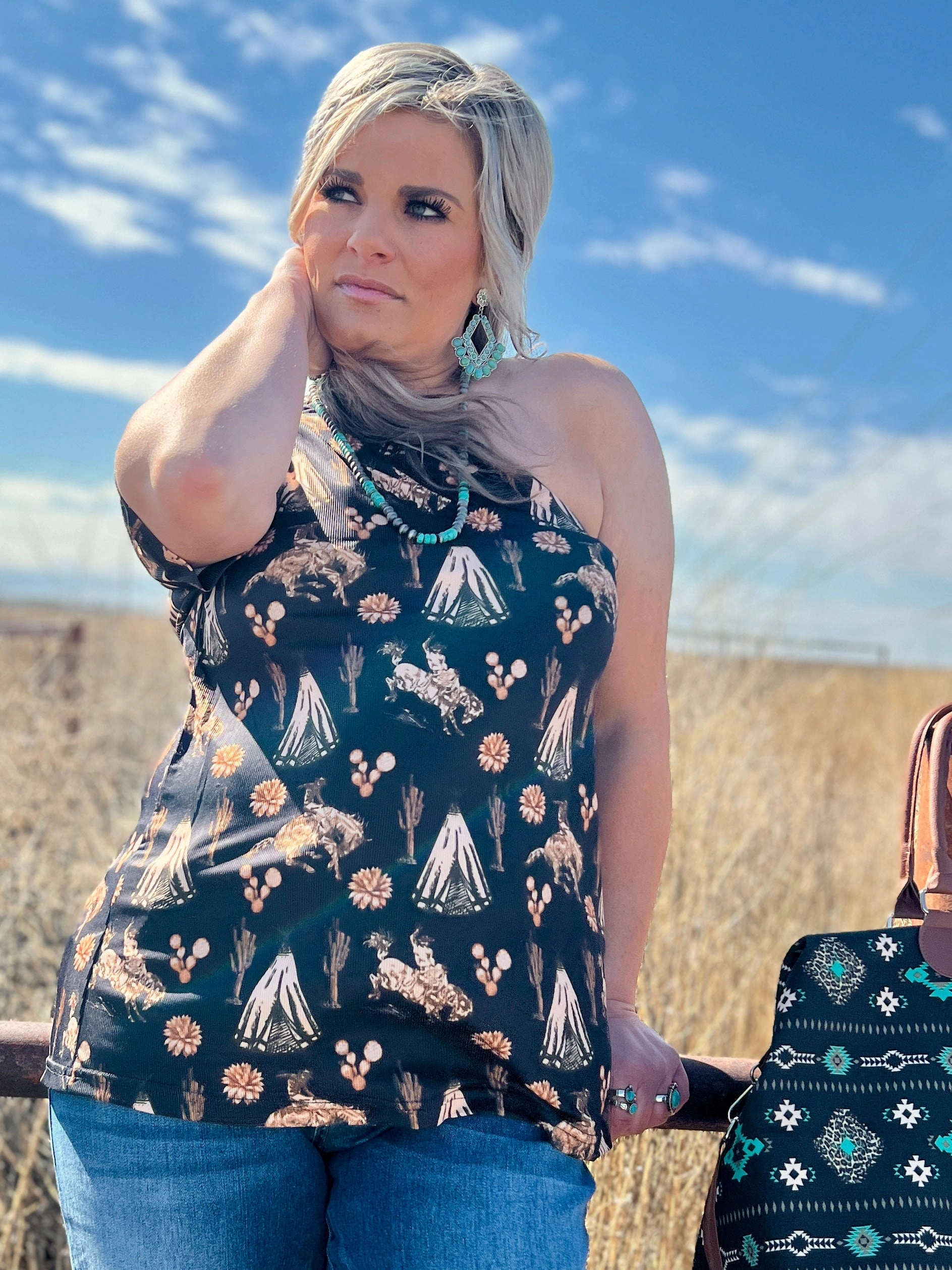 BreathableMeshPanels Plus Not My First Rodeo Top*