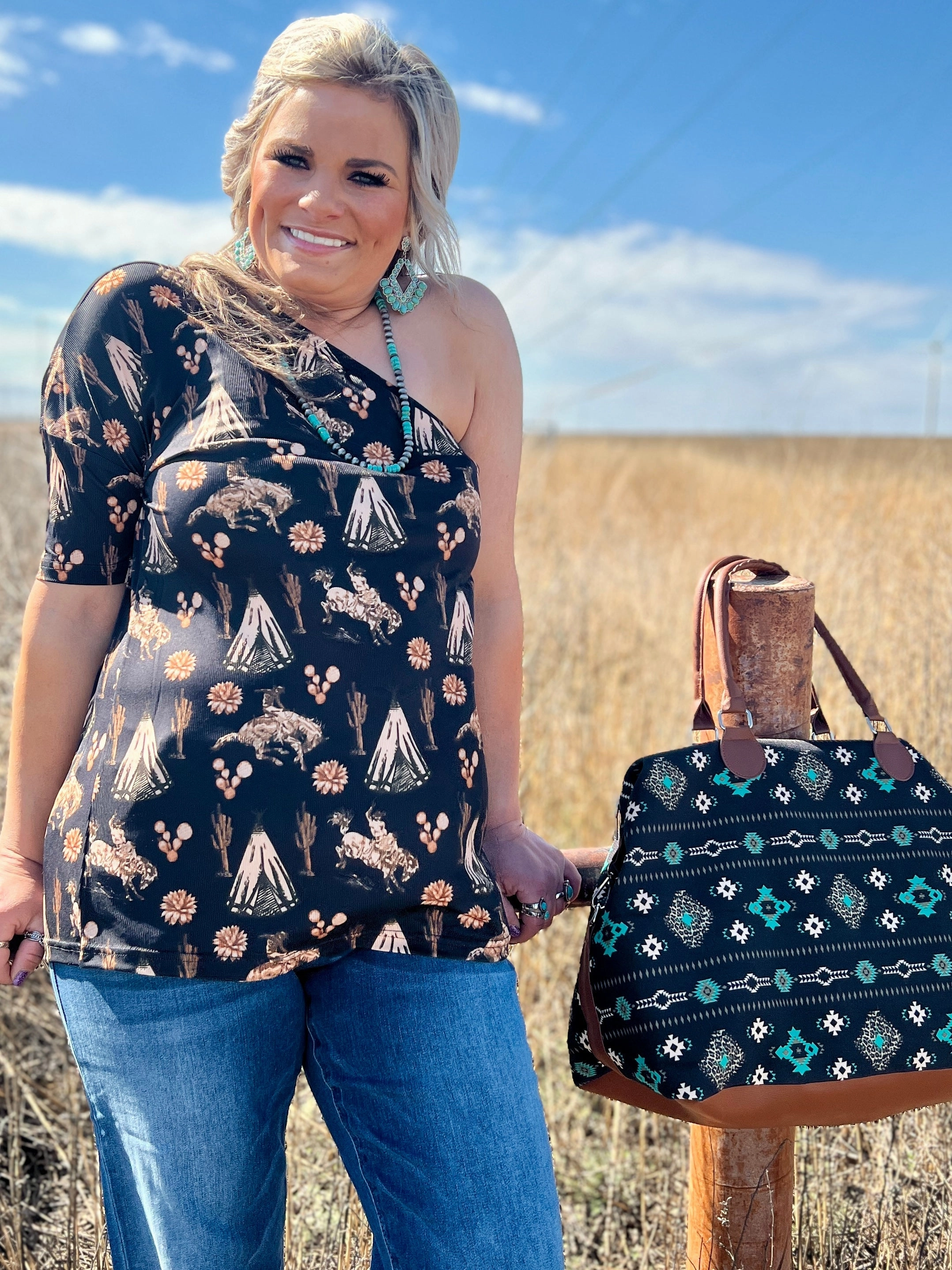 Plus Not My First Rodeo Top* Compression Fit Engineering