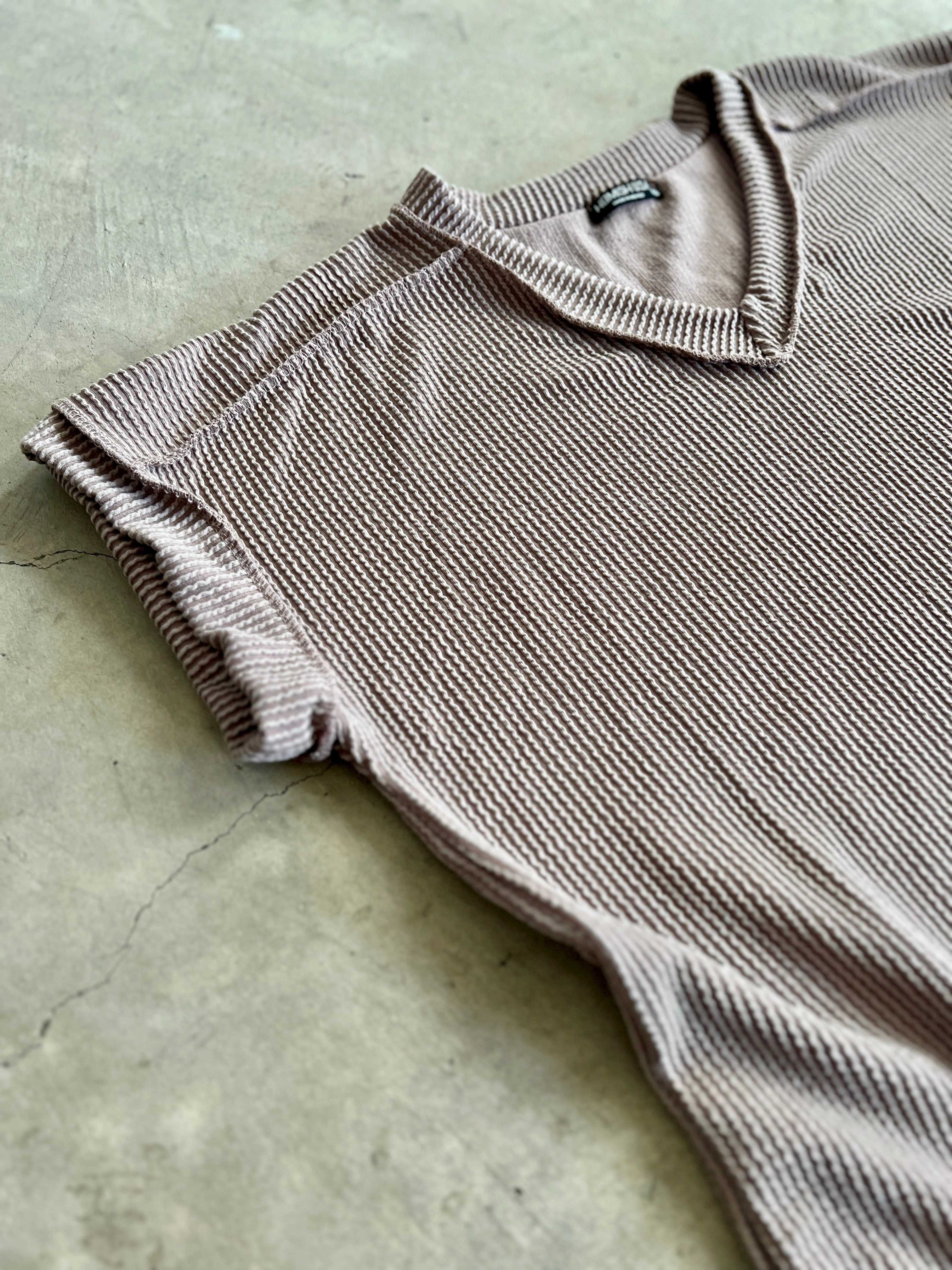 PLUS Room to Breath Mocha Ribbed Top* High Durability Material Convertible Design