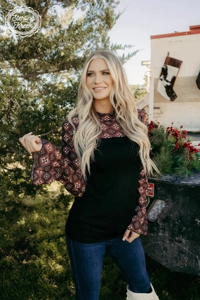 PLUS See It Through Top Long Sleeve Tee Classic Polo