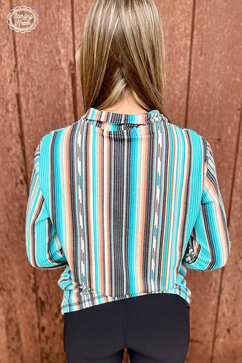 PLUS Serape Me Up Pullover Summer Sweater