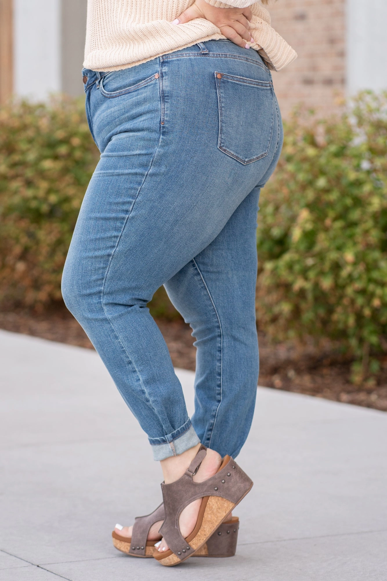 Plus Size Fairbanks High Rise Tummy Control Top Skinny Calm Aesthetic