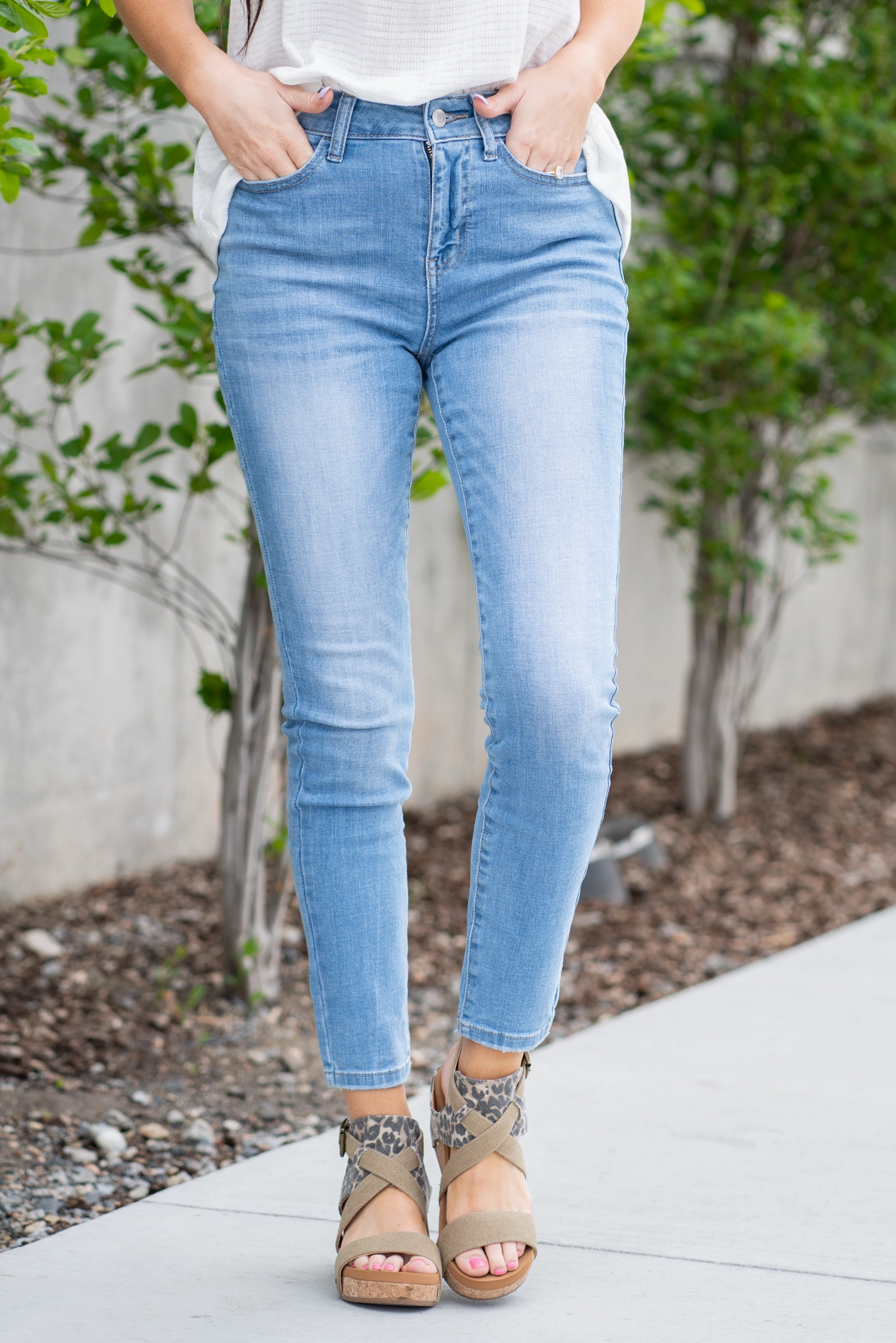 Plus Size Katya High Rise Skinny Holiday Vibes Stretch