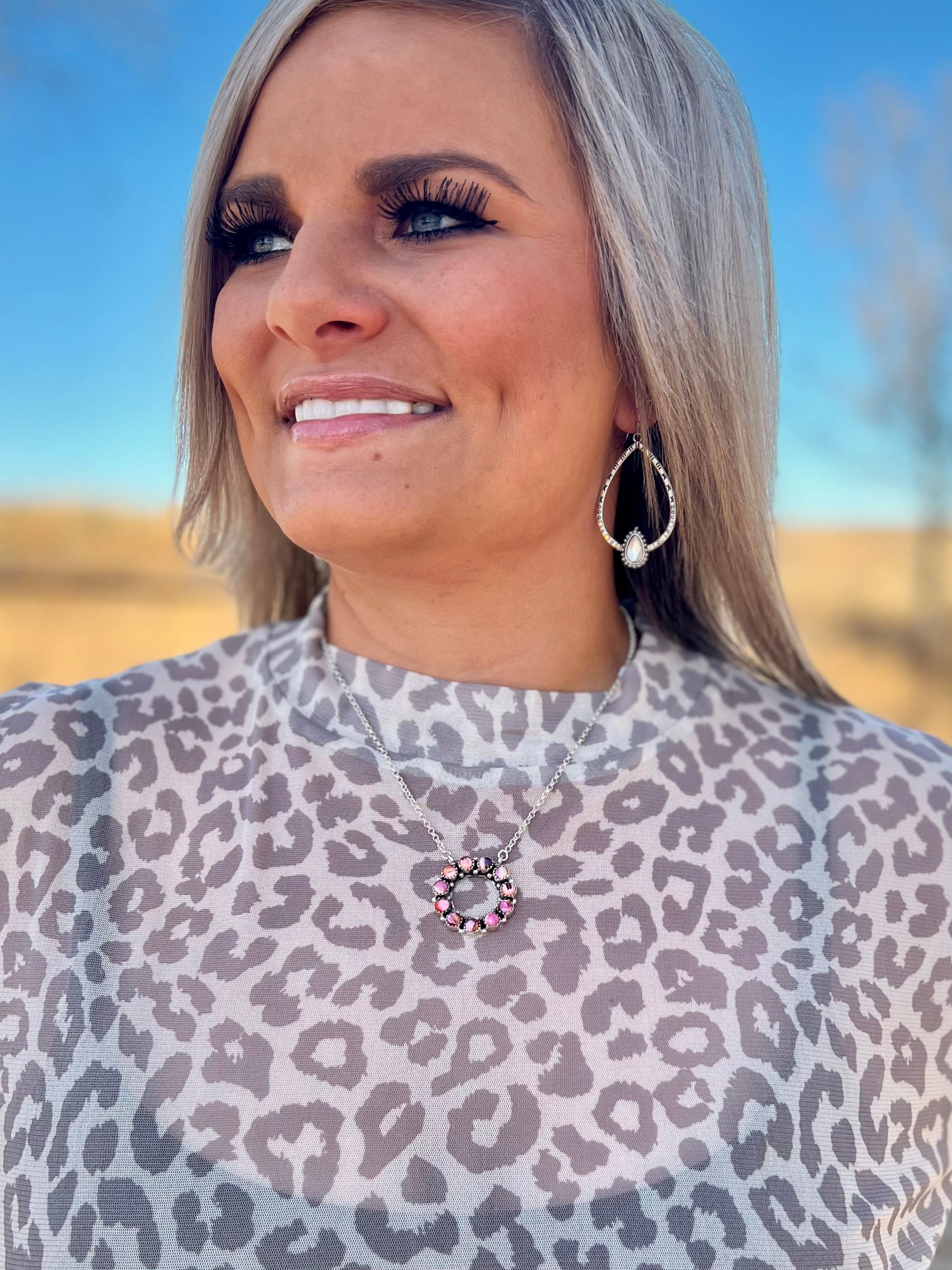 Moisture Management Fabric Plus Snow Leopard Top*