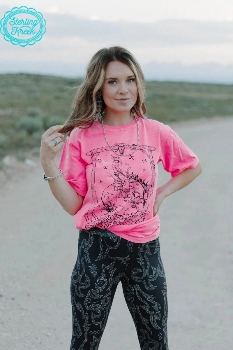 Non Irritating Label PLUS Sterling Kreek Neon Overhead Outlaw Tee