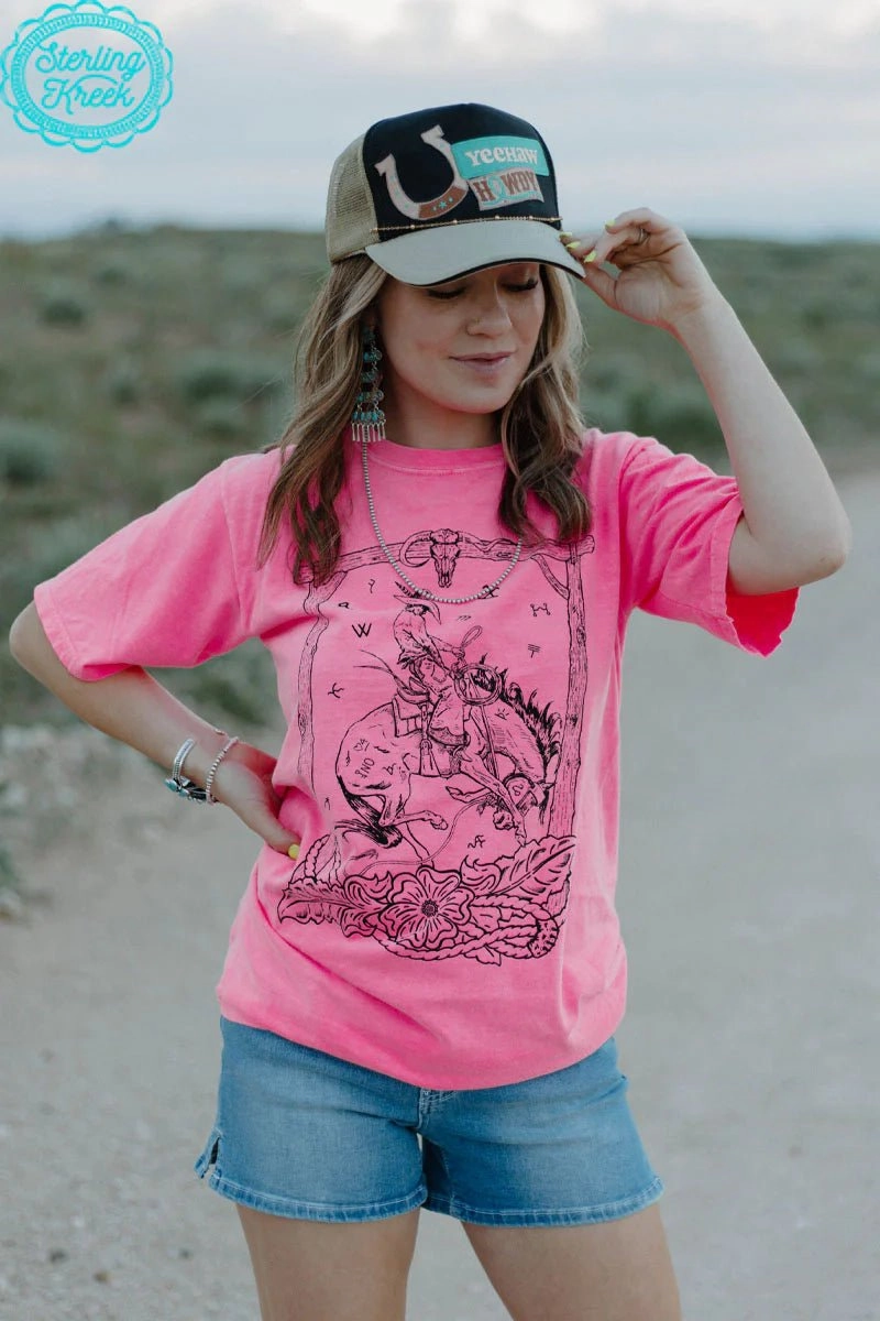 OdorResistantTechnology StretchComfortDesign PLUS Sterling Kreek Neon Overhead Outlaw Tee