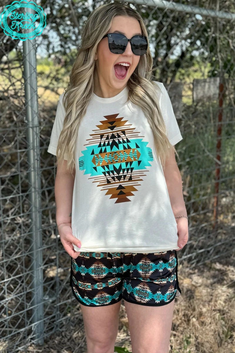PuckerFree Surface PLUS Sterling Kreek The Sandy Aztec Tee