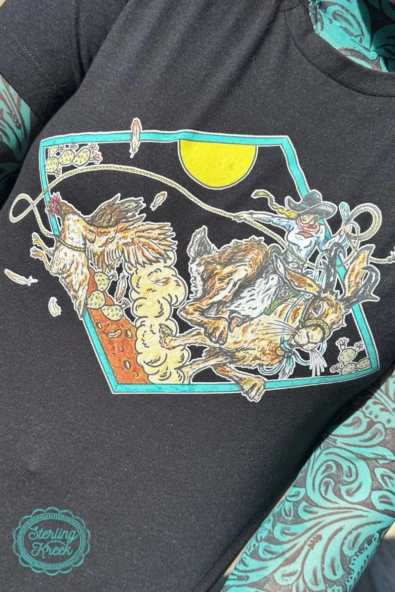 Layered Ventilation Zones Loose cut PLUS Wild West Easter Tee*