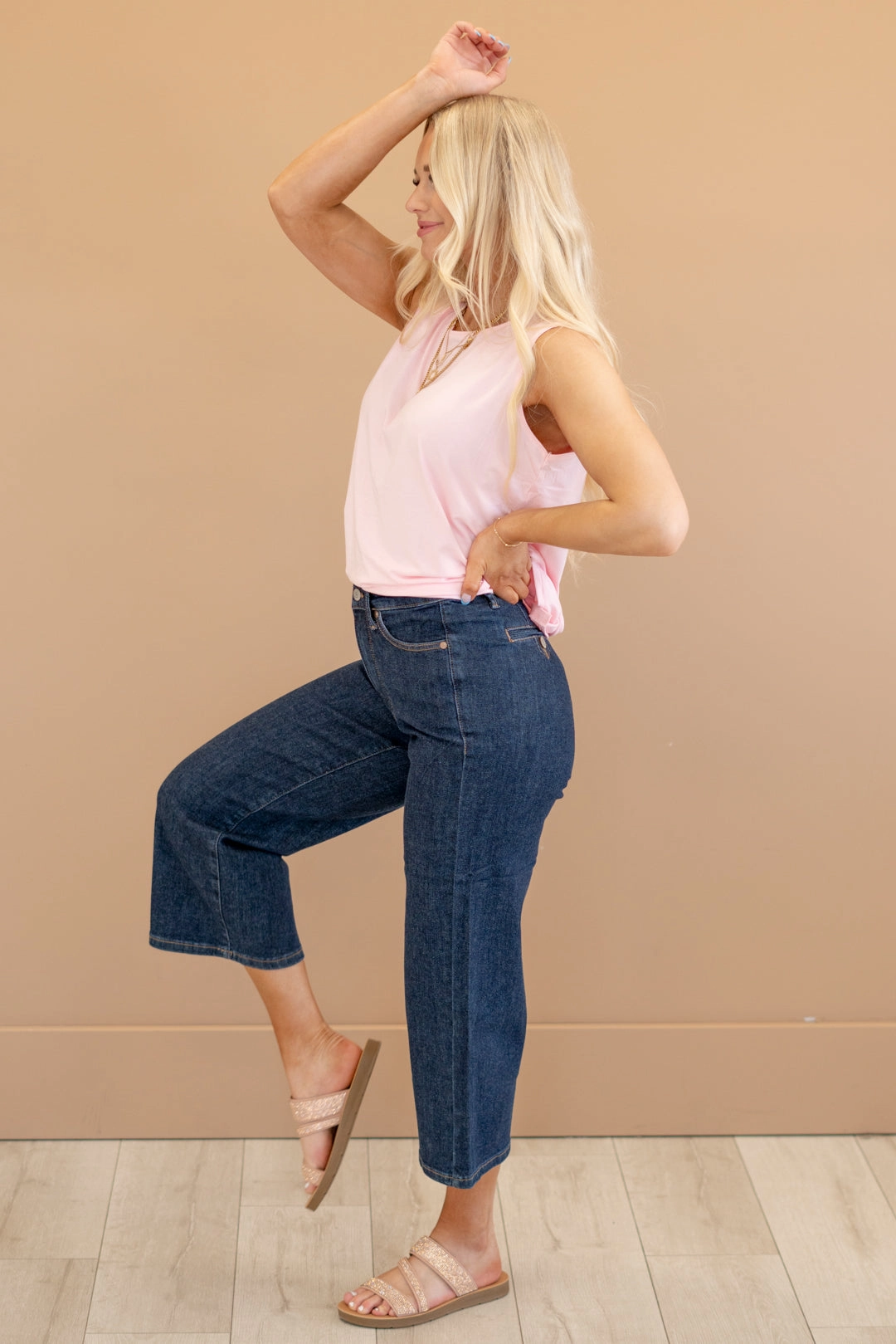 Neon Lights Tummy Control Top Tailored Crop Wide Leg Affordable Fashion Lover Winter Warmth Minimalist