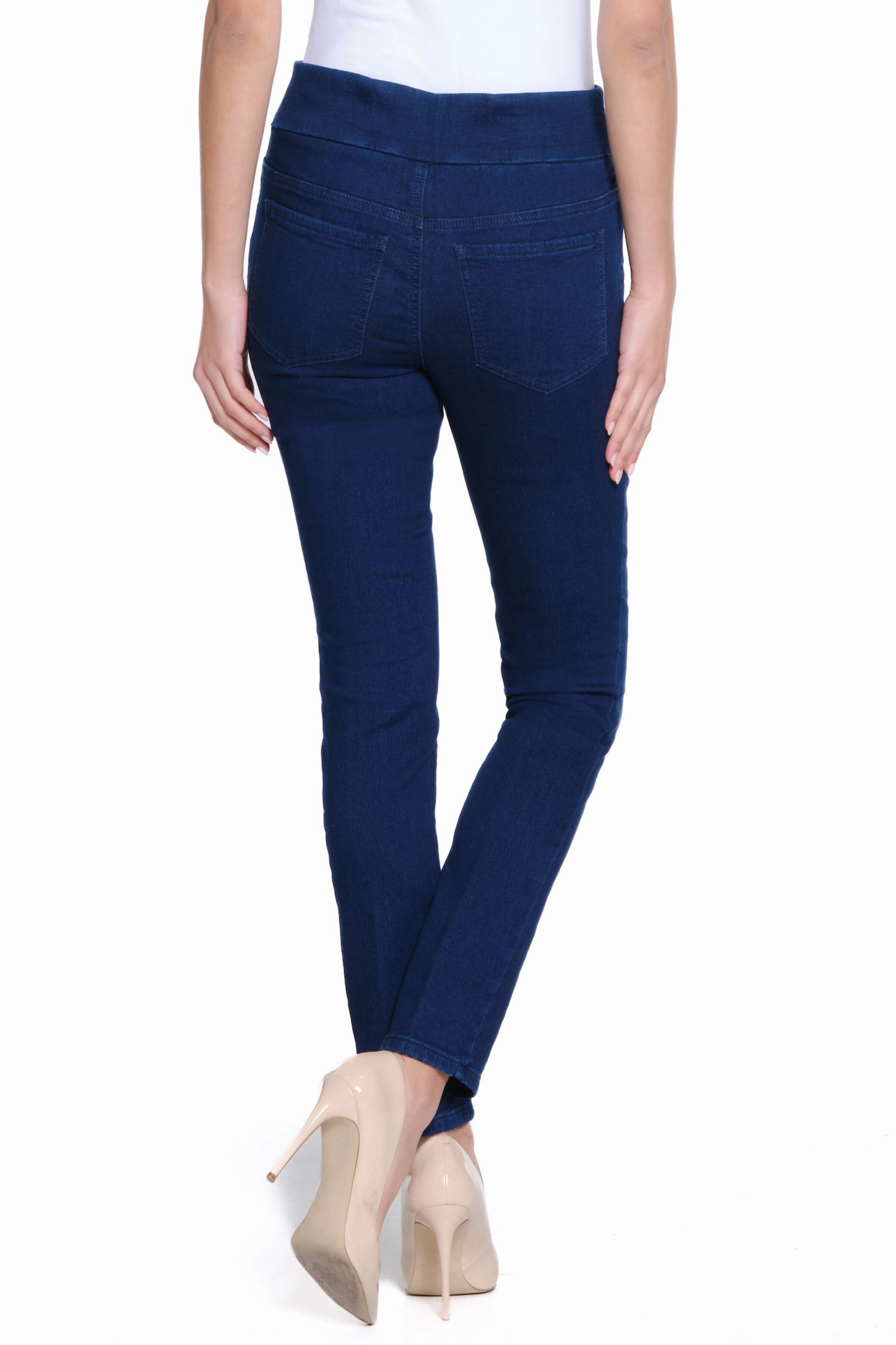 Premium Denim Skinny Jean - Dark Indigo Sport Comfort Fit Stretchable