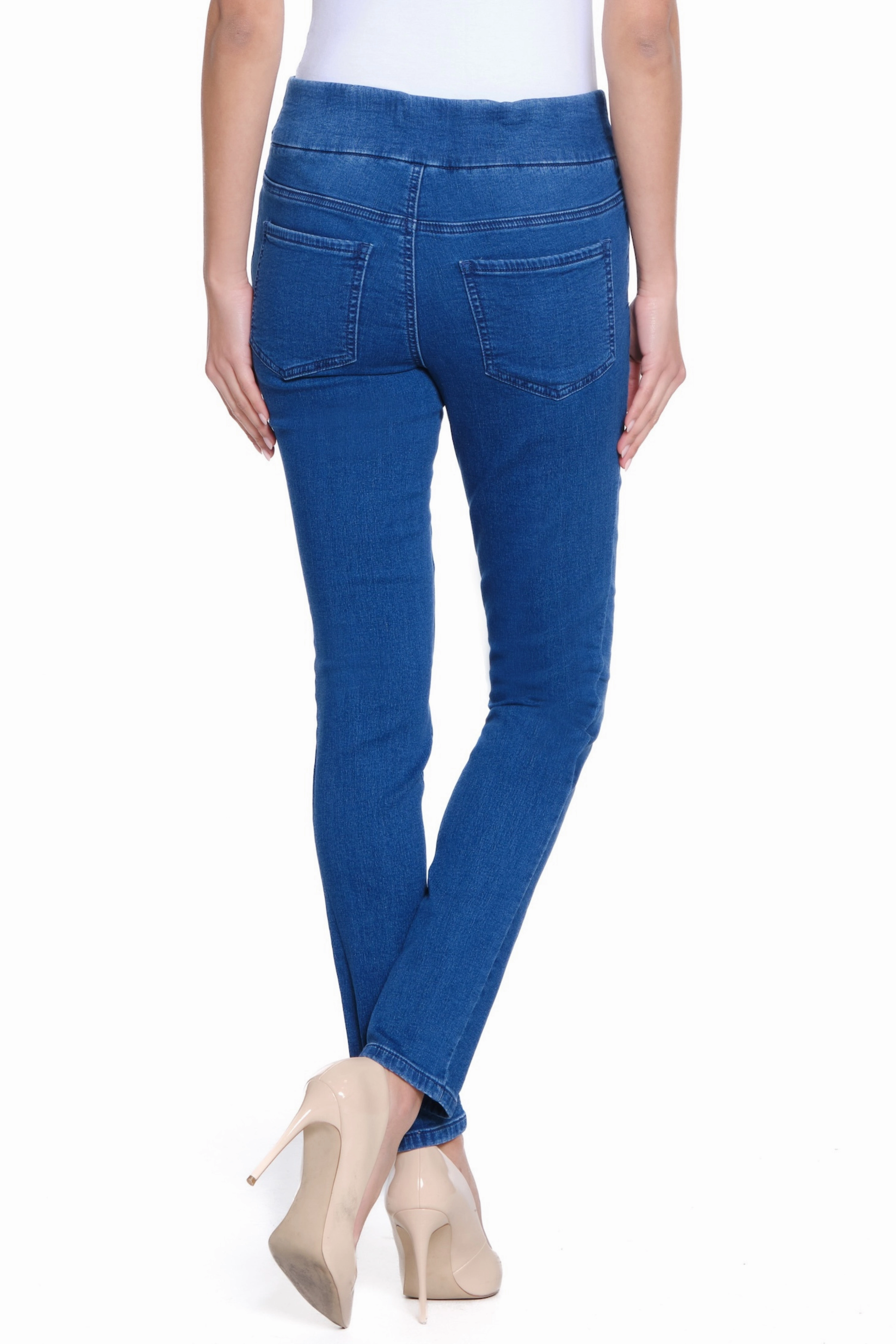 Premium Denim Skinny Jean - Medium Indigo Lightweight Wear