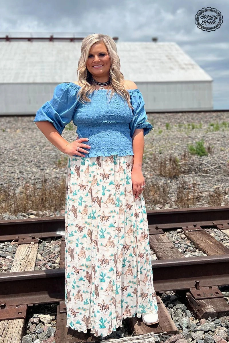 Trendy Look MoistureControl Sterling Kreek Denim Darling Light Blue Top