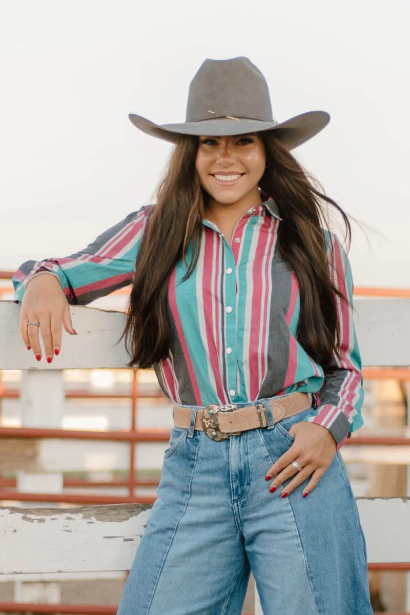 Sterling Kreek New to Country Button Up MoistureWicking Fabric