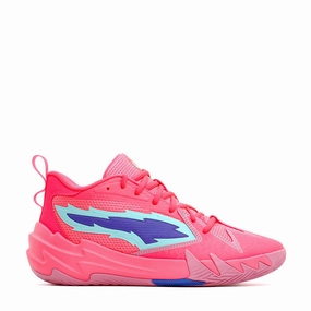 Non Slip Inner Lining Cushioned Medial Post Puma Basketball Junior Scoot Zeros Team Pink 310416-02