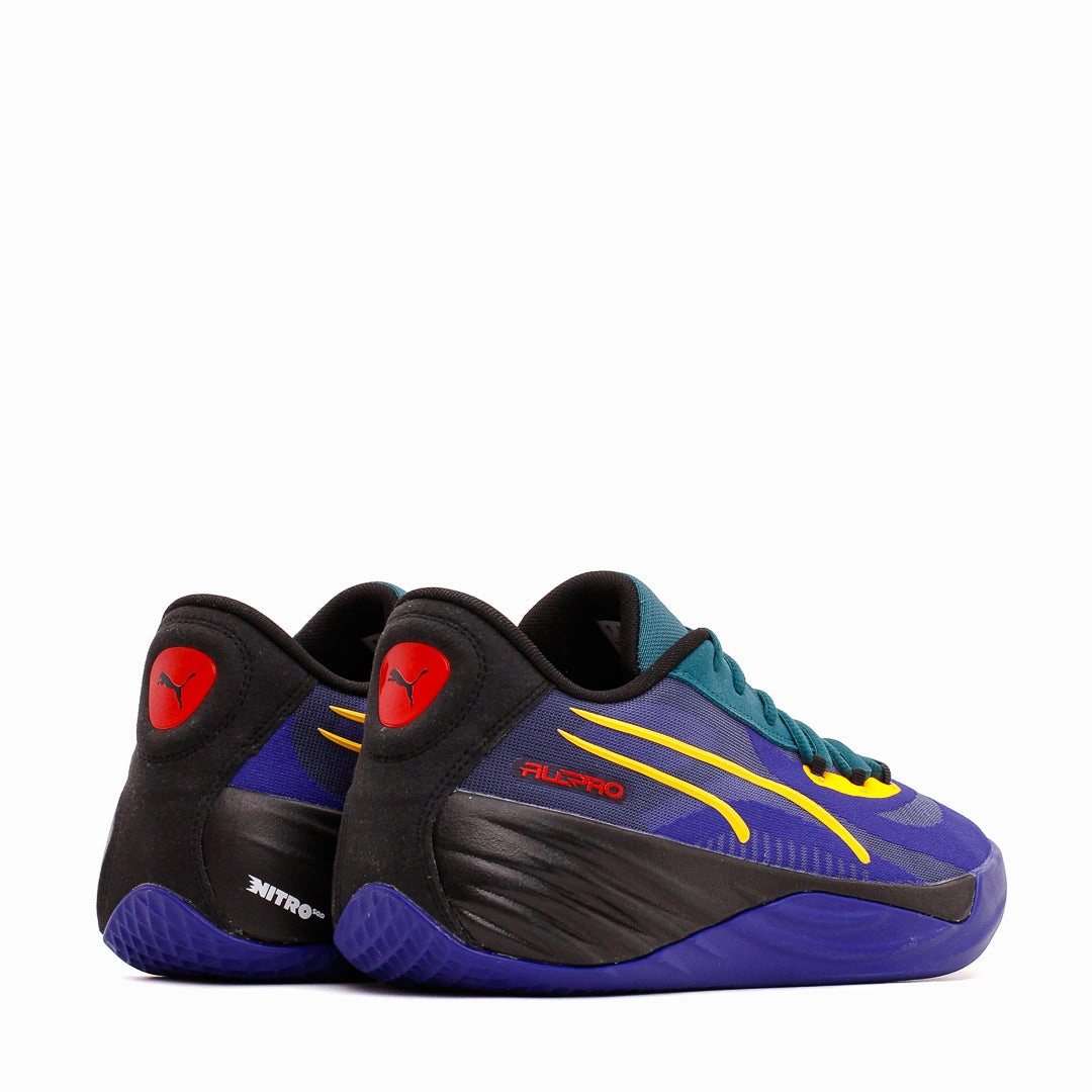 Puma Basketball Men All-Pro Nitro Crowd Craze Blue 310387-01 Soft Soles Impact Cushion