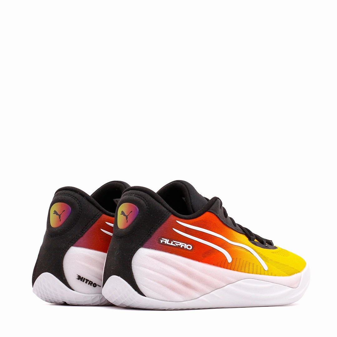 Moisture Wicking Lining Puma Basketball Men All-Pro Nitro Showtime Yellow Sizzle Purple Glimmer 309890-01