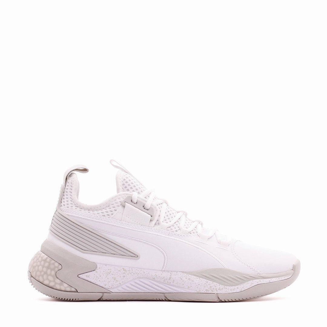 Puma Basketball Uproar Hybrid Court White Men 192775-10 LaceUp