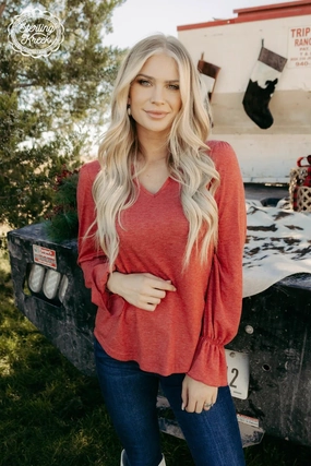 Saturday Night Red Top* Multi Panel Design