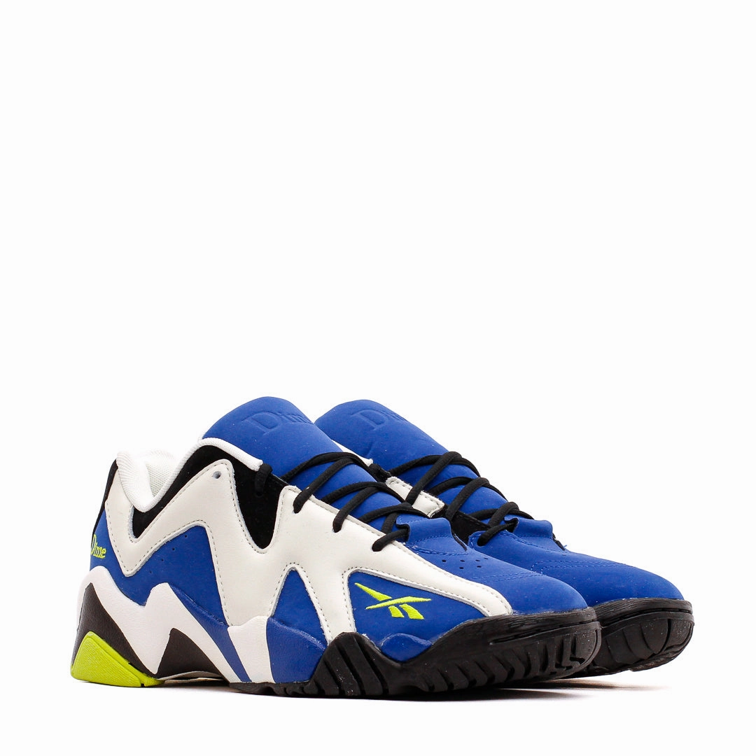 Responsive Cushioning System Stretchable Reebok Classics Basketball Men Dime Kamikaze Low Blue FY4383