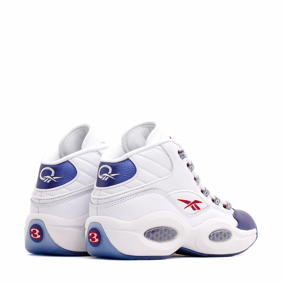 Reebok Classics Basketball Men Question Mid Allen Iverson Blue Toe GX0227 GelCushion