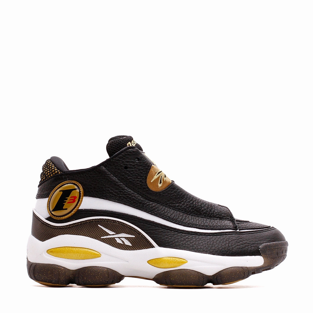 Reebok Classics Basketball Men The Answer DMX Allen Iverson Black Gold GW6372 Game Day Cushioning Flexible Soles