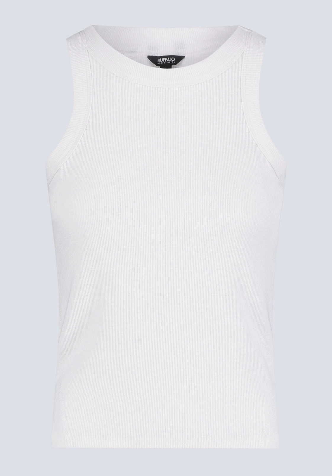 Regine Women's Ribbed Tank Top, Cloud White - KT0119H EthicallySourcedMaterial AntiOdorTechnology