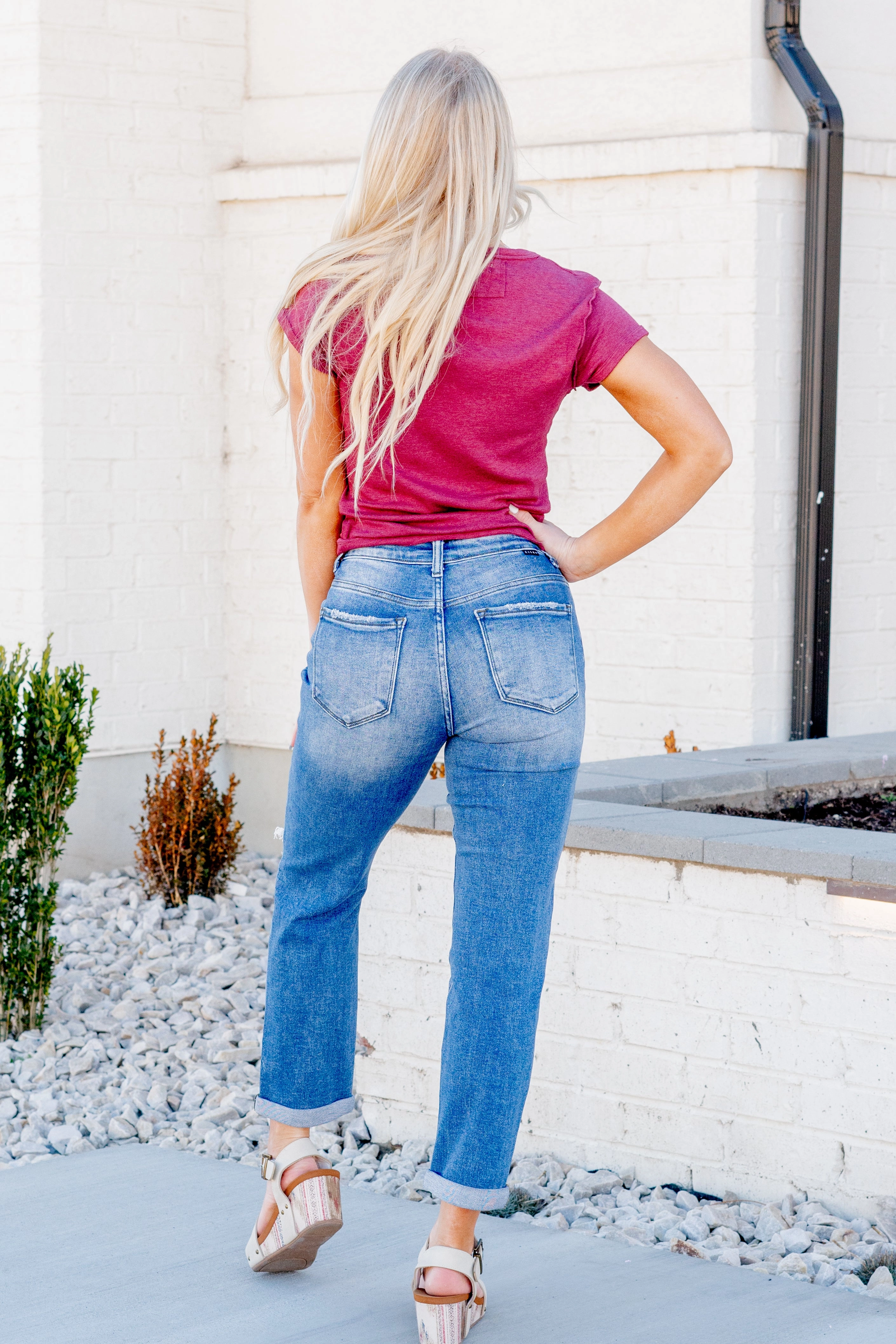 Bourbon Street High Rise Girlfriend Regular & Plus Sizes Regular Style Family Style Minimalist Style Date Night