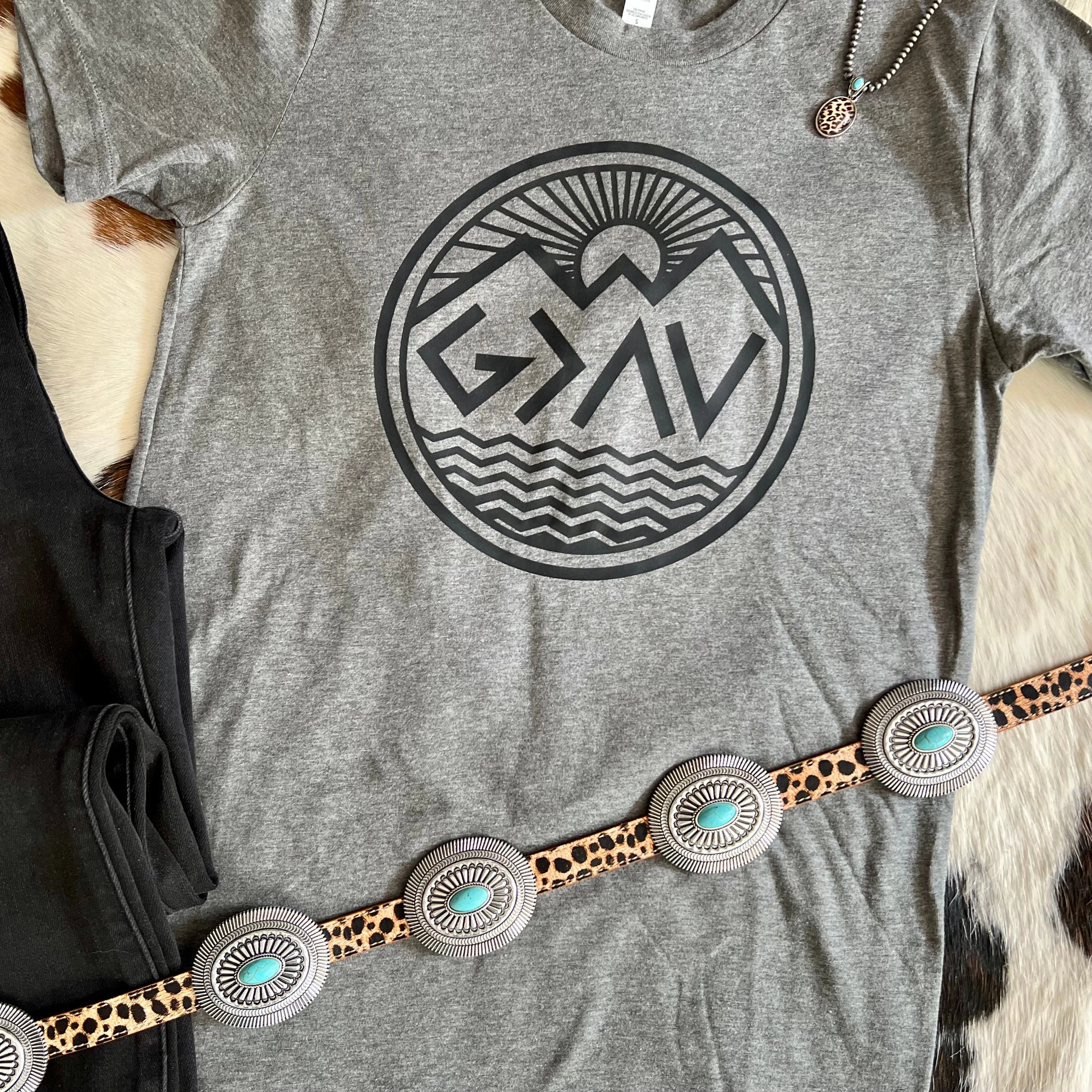 God Is Greater Than Any Highs Or Lows Tee Printed Hoodie RibbedTexture