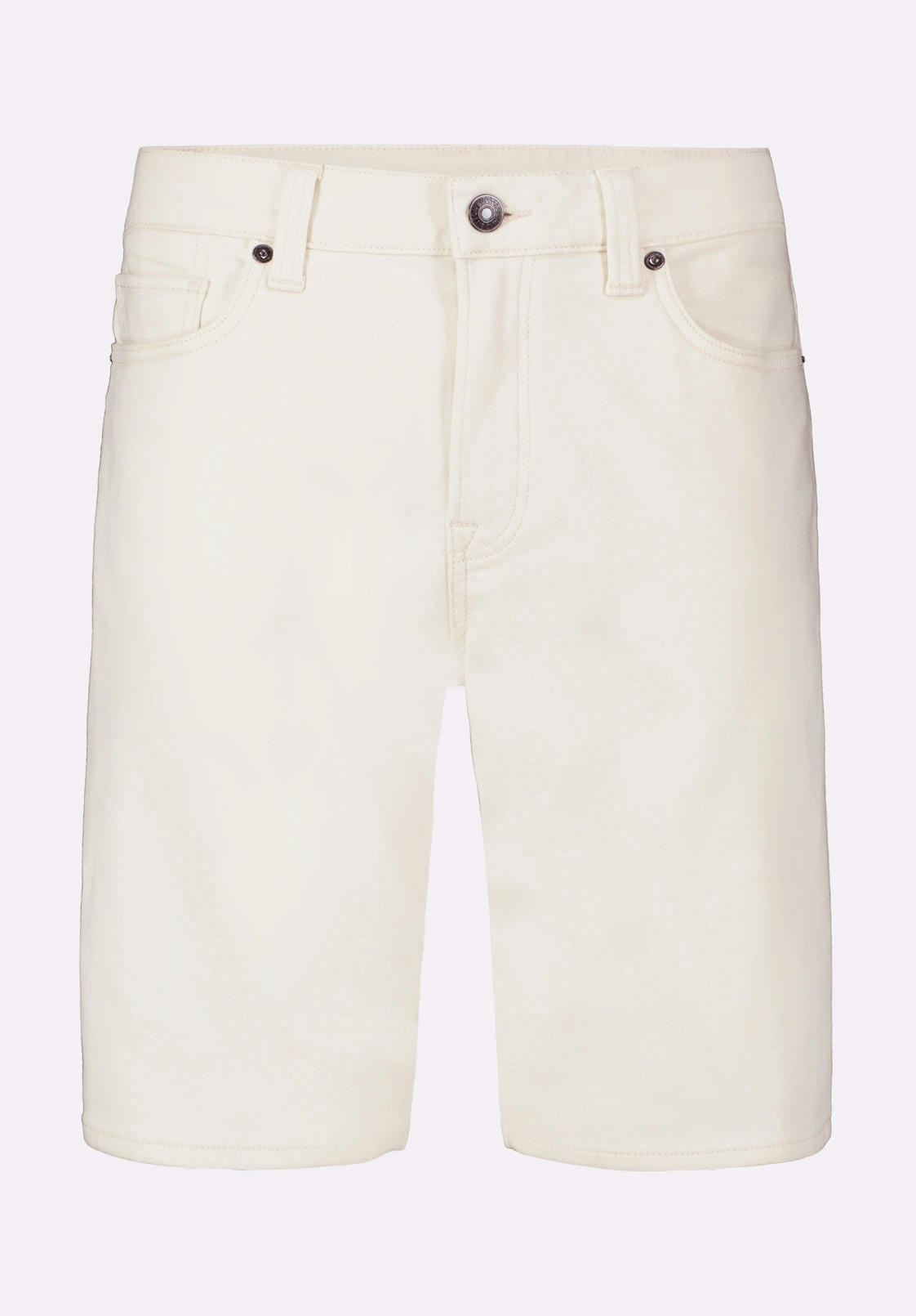 Relaxed Straight Dean Men's Freedom Flex Shorts, Vanilla White - BM26067 Simple Mood Light Fabric