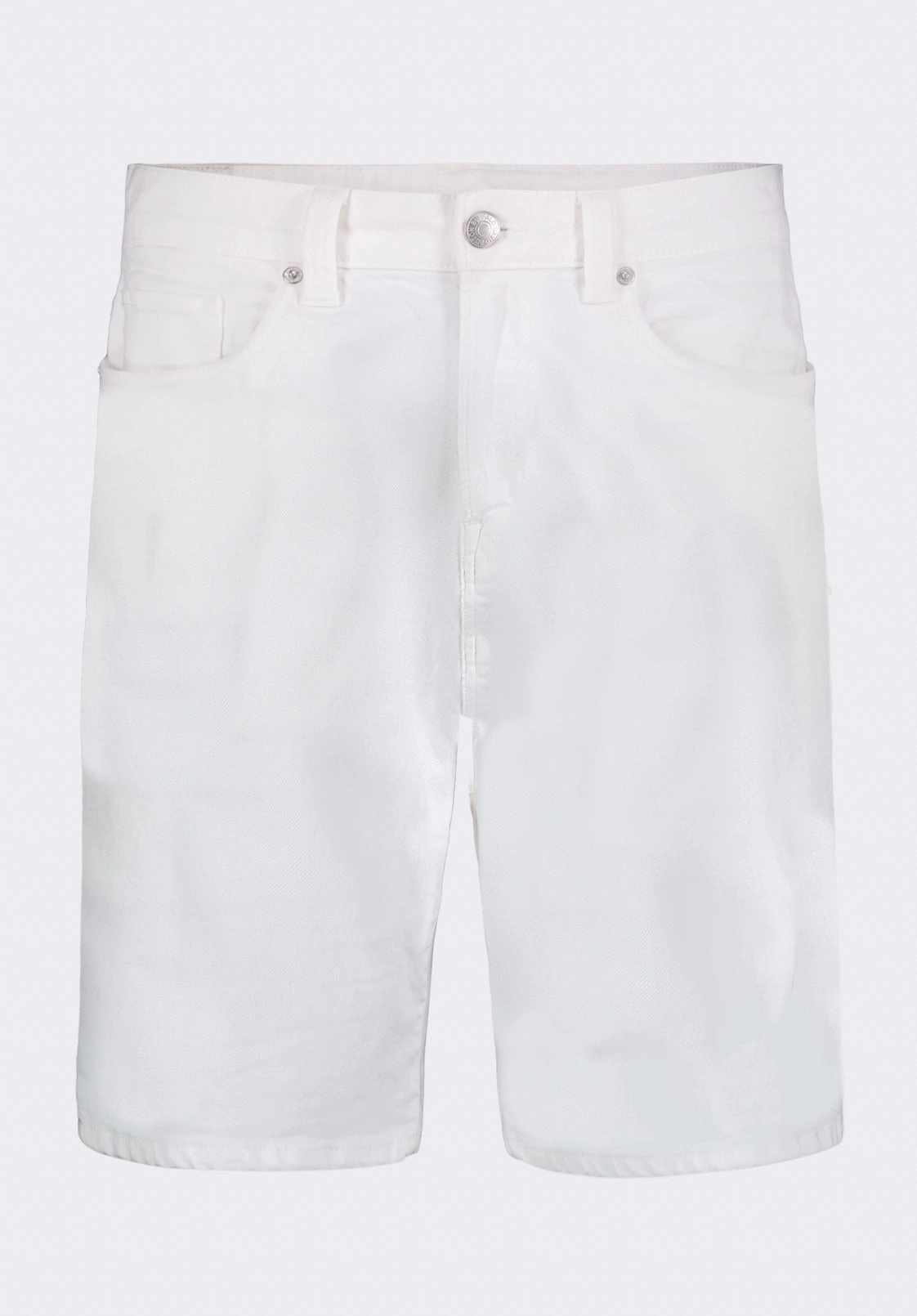 Relaxed Straight Dean Men's Short, White - BM26097 No Chafe Wide Range Motion
