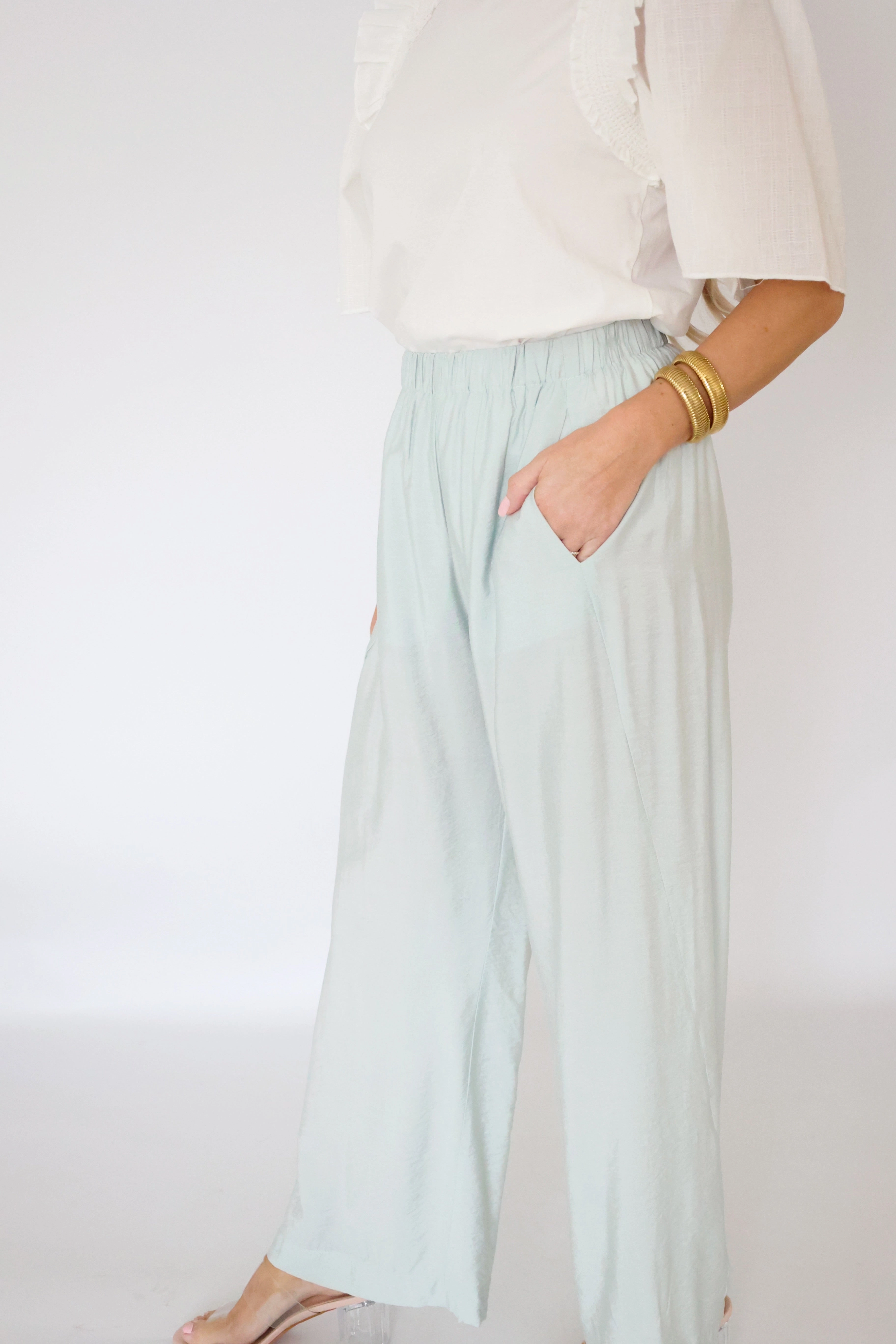 Smart Layering Paris Lounge Pant - Aquamarine (FINAL SALE)