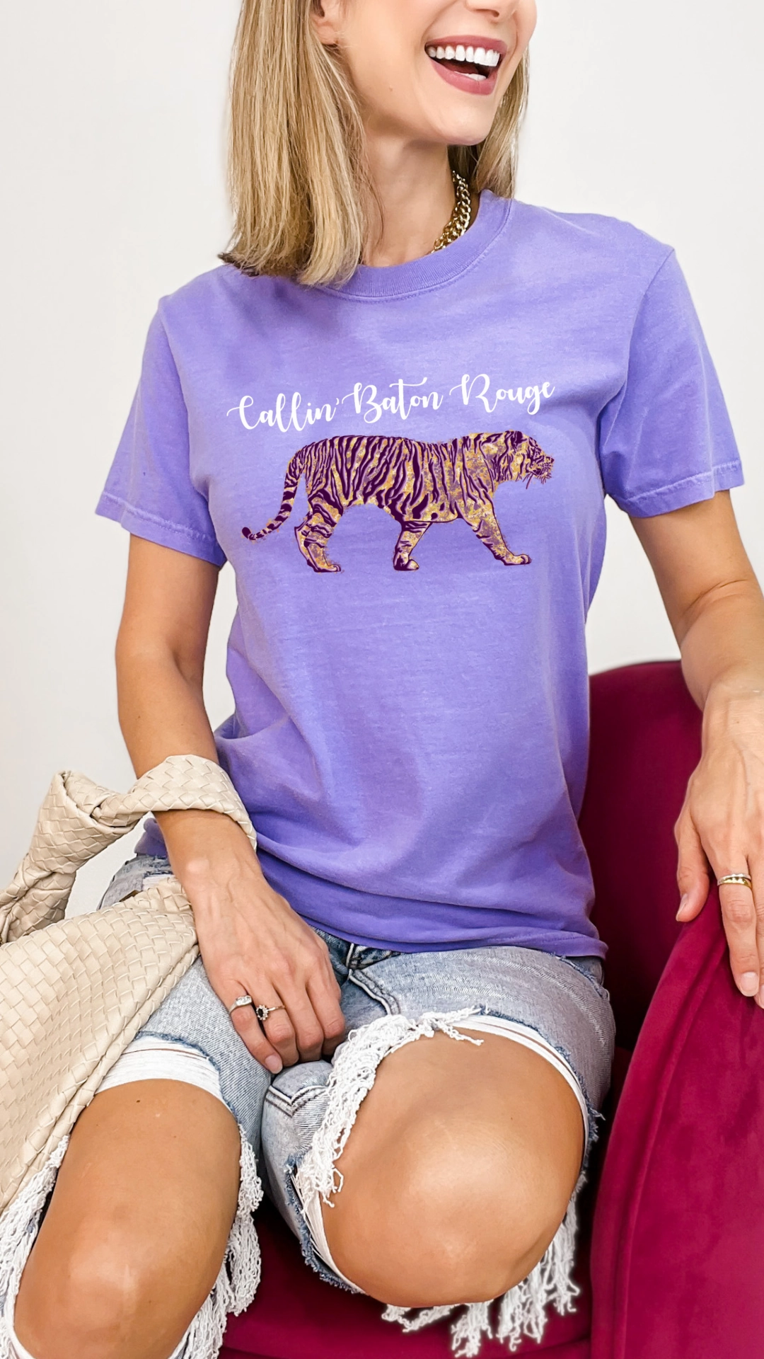 Callin' Baton Rouge Graphic Tee Hypoallergenic Fiber
