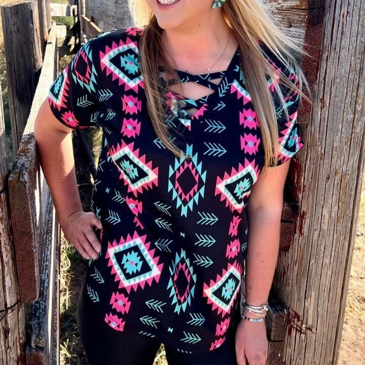 Minimalist Cuff Cross Your Heart Top