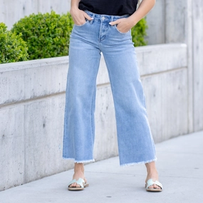 Beach Day Minimalist Style Youth Style Ultra Basic Resilient Tummy Control High Rise Ankle Wide Leg Regular & Plus Sizes