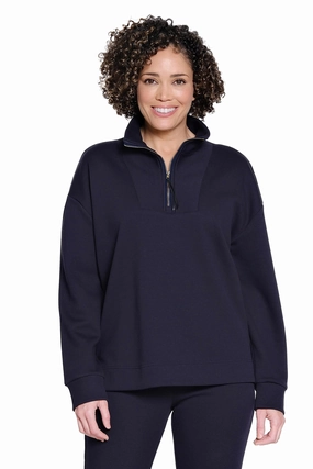 VentilatedMesh Half Zip Pullover - Navy