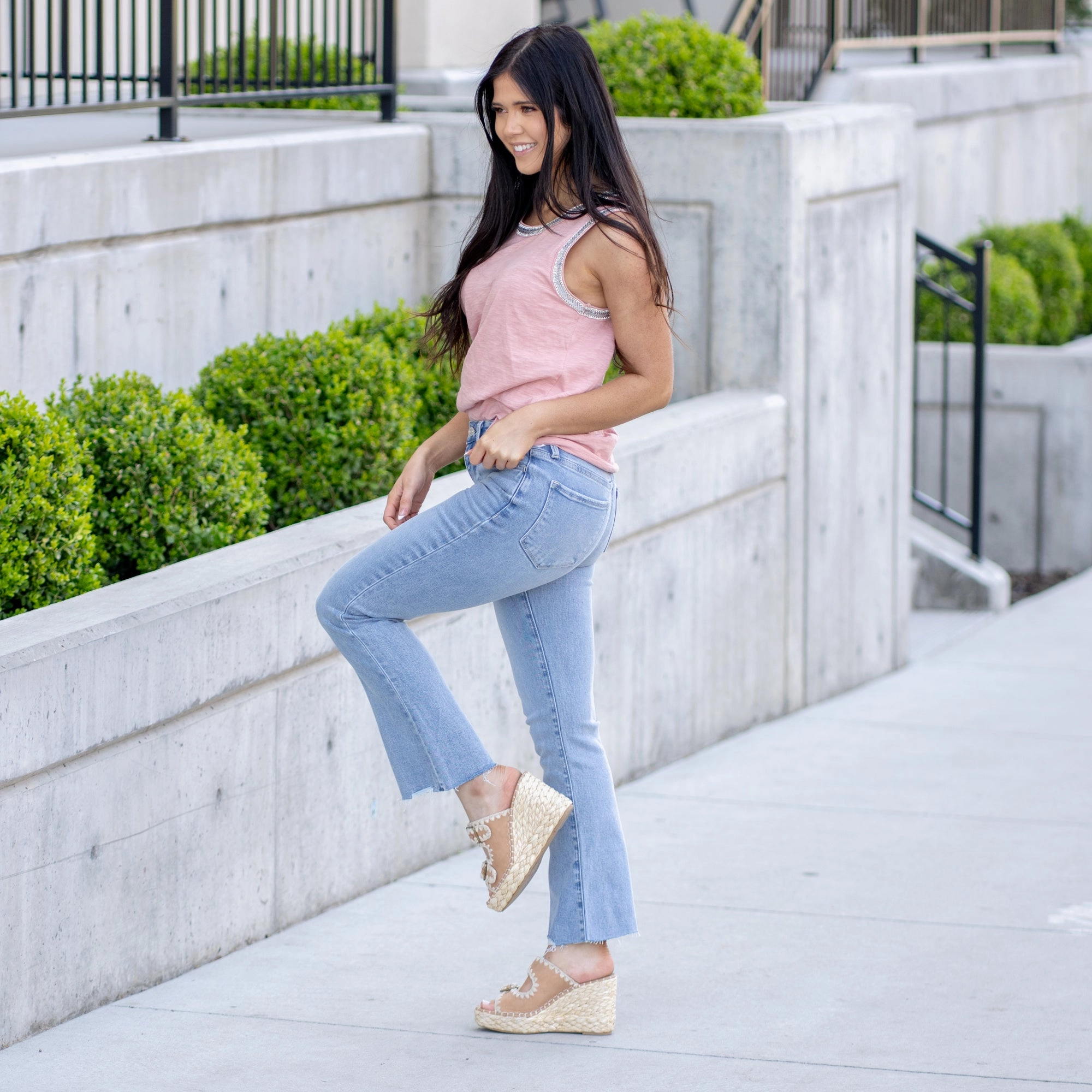 Premium Quality Casual Friday Durable Athlete Fit Ambient High Rise Kick Flare Regular & Plus Sizes