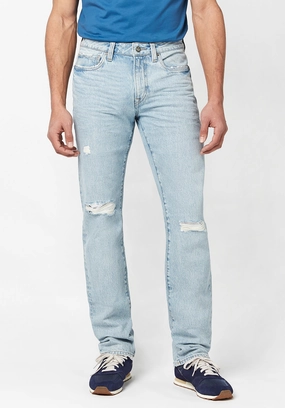 Subtle Look Daily Mix Sanded Relaxed Straight Driven Men's Jeans - BM22754