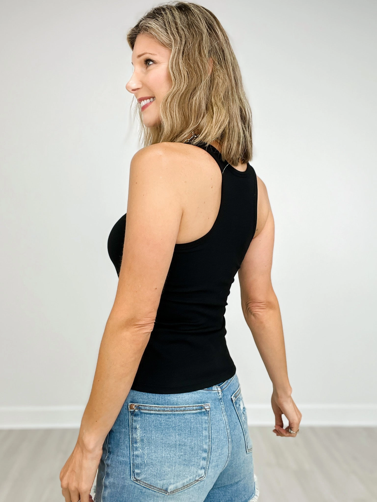 Stretch Comfort QuickDrySystem Scoop Neck Brami Tank