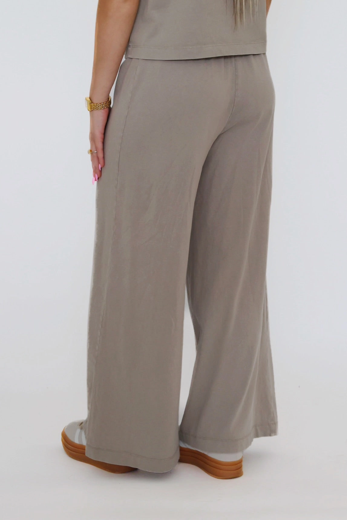 Feminine Cut Fit Flex Scout Jersey Pant- Retreat