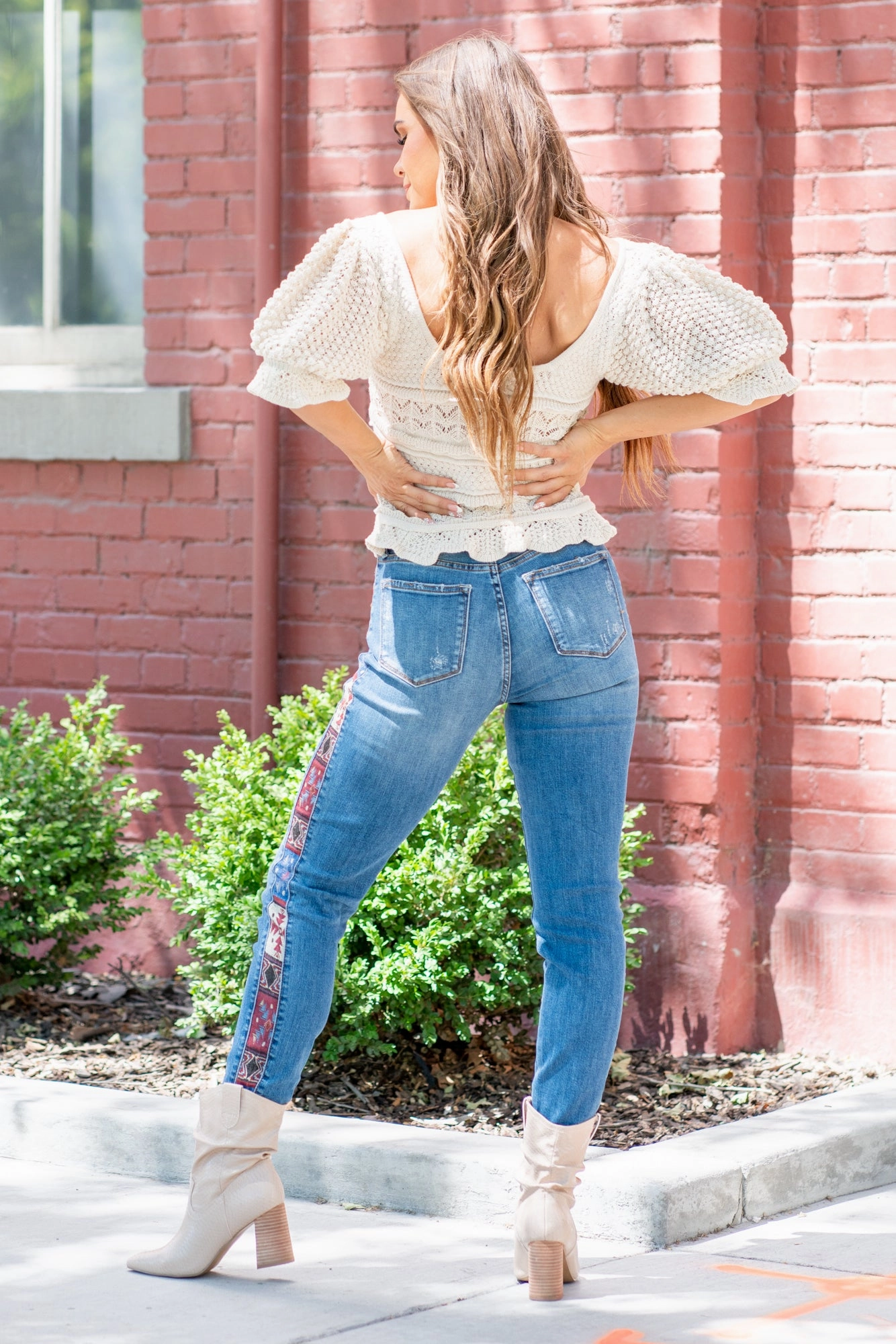 Western Print Mid Rise Relaxed Fit Morning Stroll Evening Stroll Trend Setter Weekend Getaway Stylish