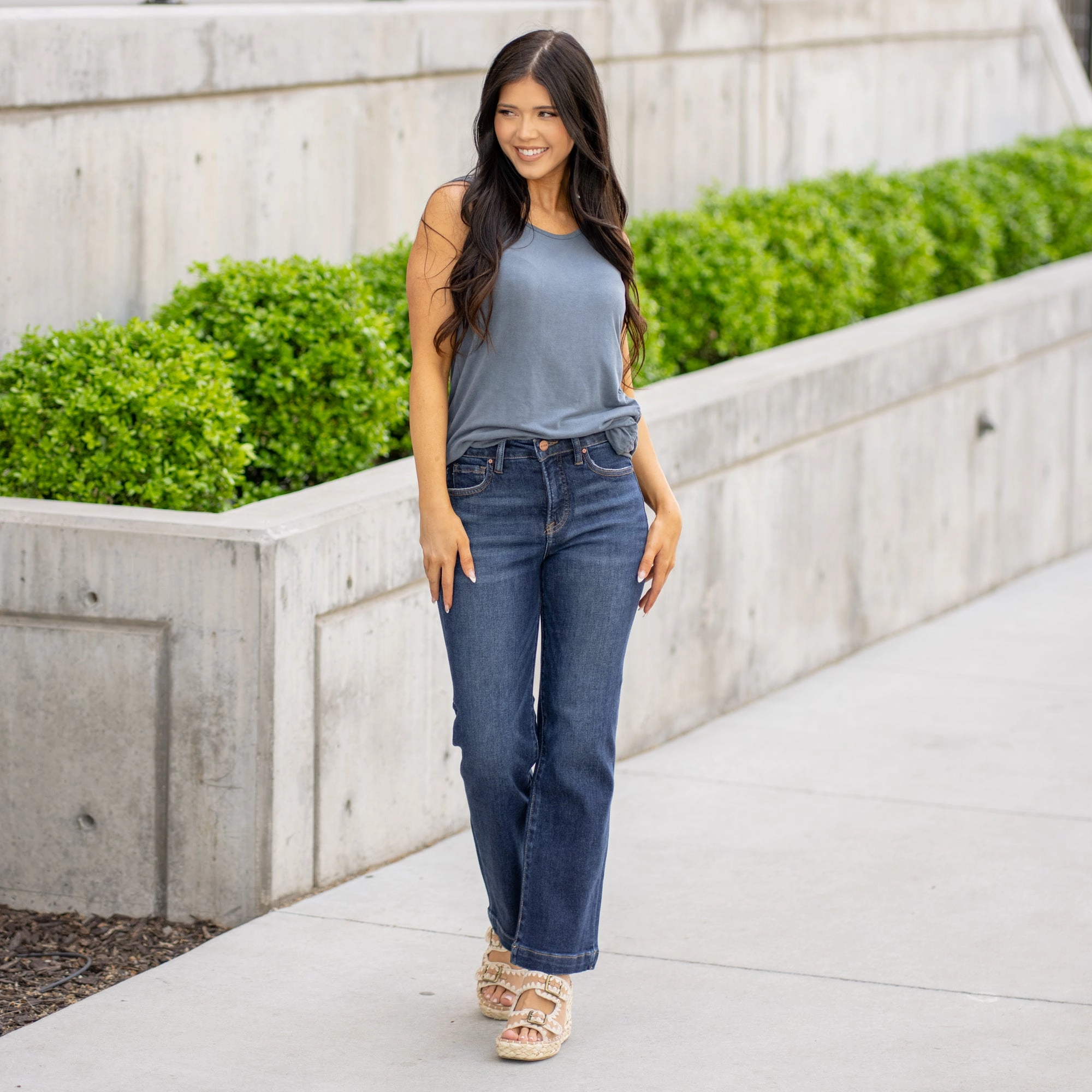 Sculpt & Stroll High Rise Crop Wide Leg Regular & Plus Sizes Bootcut style Style Essential