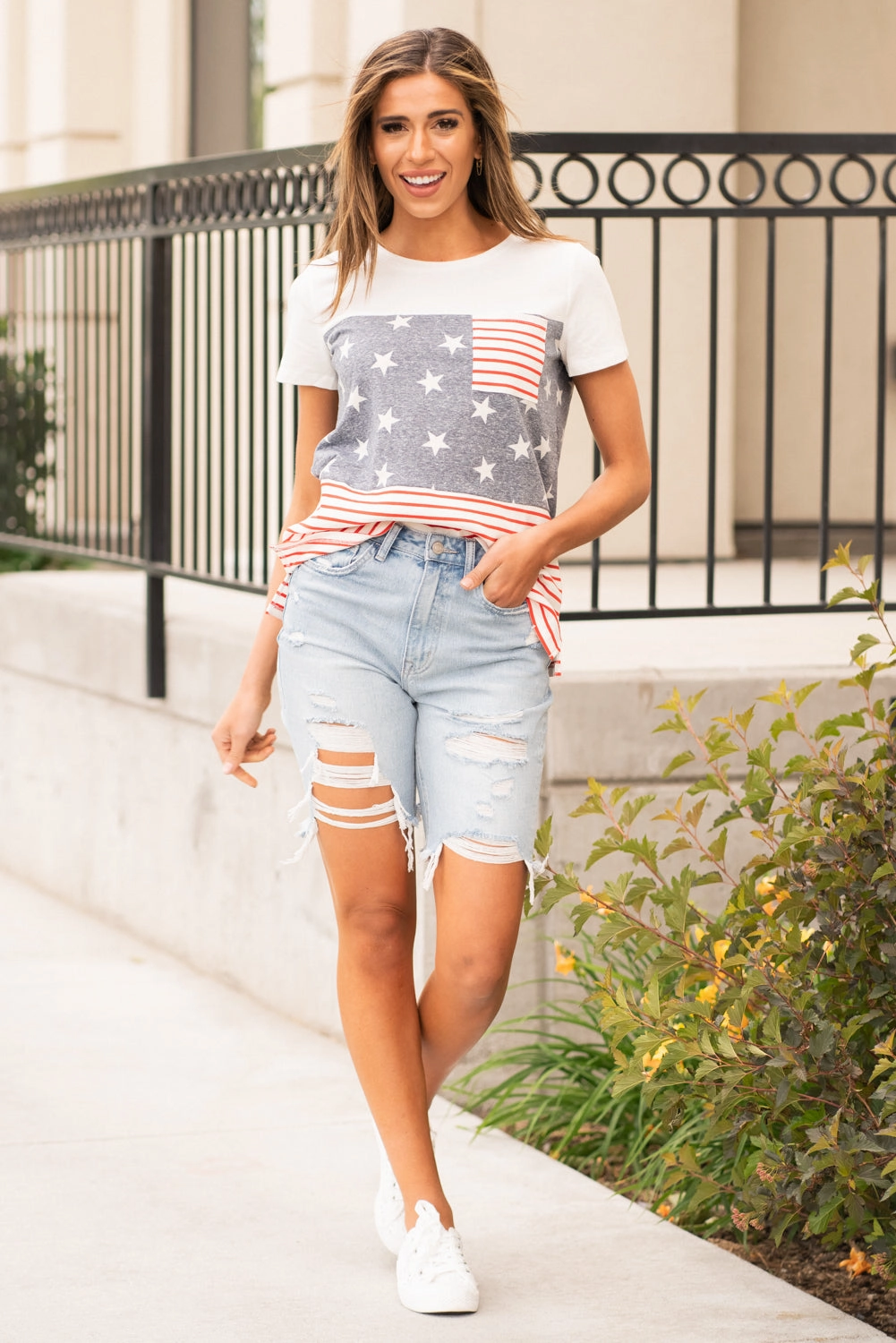 Ledro High Rise Bermuda Shorts Daily Basic Fashion Uniform