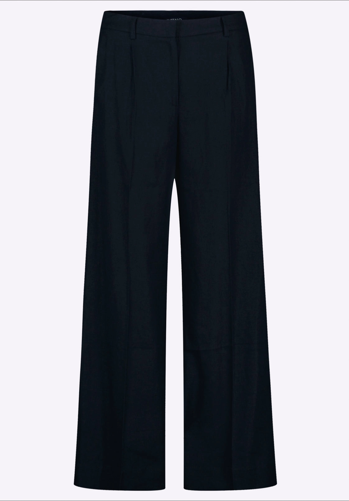 Adelina Women's Linen Blend Wide-Leg Pants, Black - WB0026P high waisted