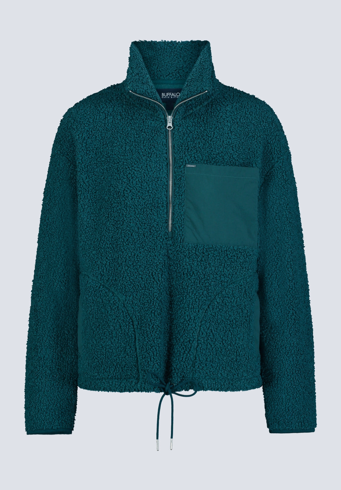 Sena Women's Sherpa Jacket with Chest Pocket, Dark Sea - JK0036F Casual Feel